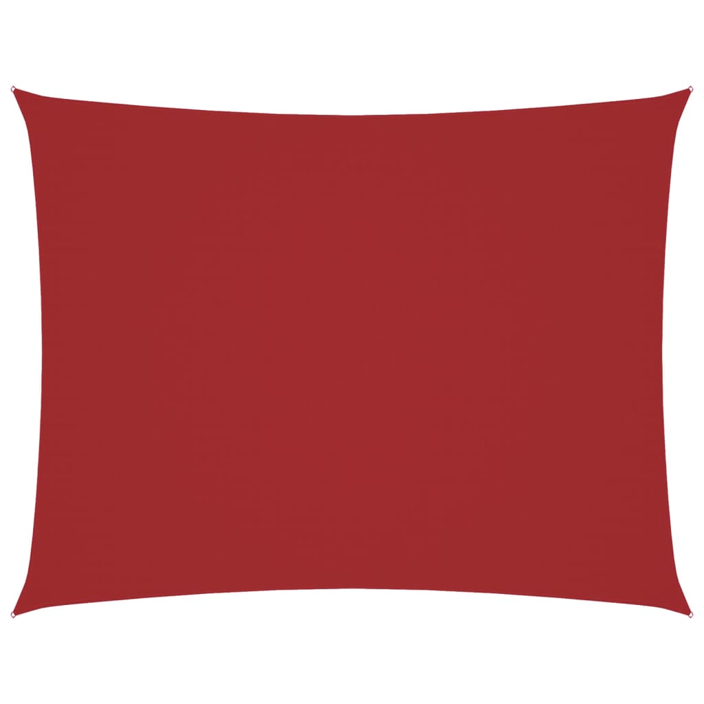 Vidaxx parasol rectangulaire 3,5x5 m tissu oxford rouge