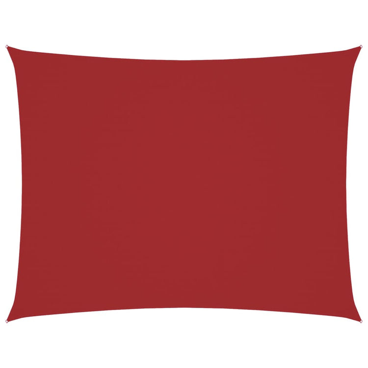 Vidaxx parasol rectangulaire 3,5x5 m tissu oxford rouge