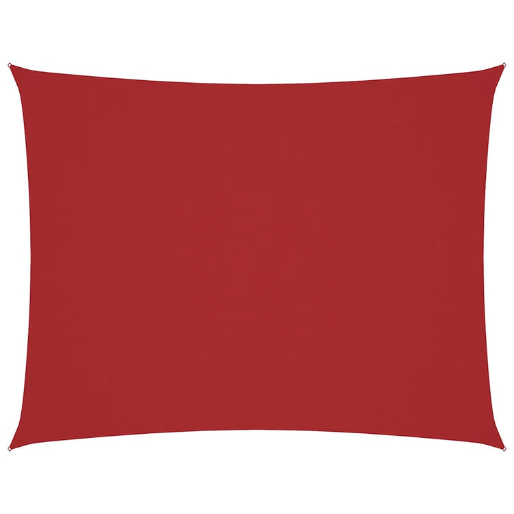 Vidaxx parasol rectangulaire 4x6 m tissu oxford rouge