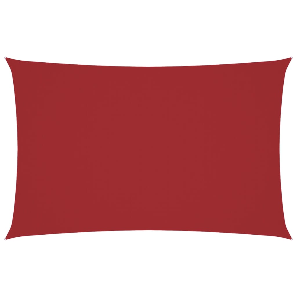 Vidaxx parasol rectangulaire 4x7 m tissu oxford rouge