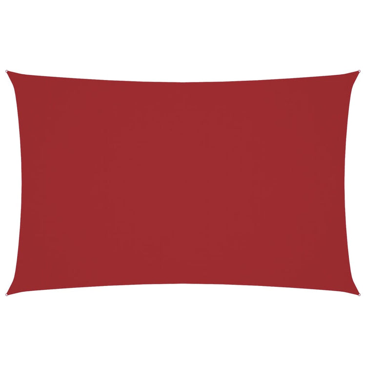Vidaxx parasol rectangulaire 4x7 m tissu oxford rouge