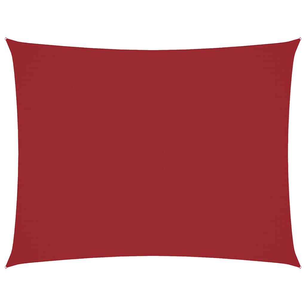 Vidaxx parasol rectangulaire 5x6 m tissu oxford rouge