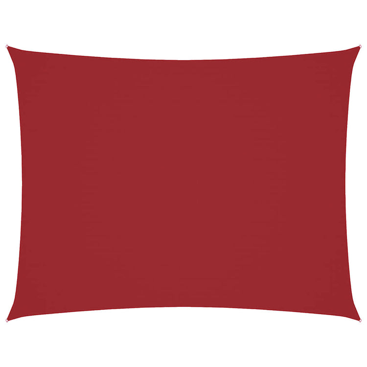Vidaxx parasol rectangulaire 5x6 m tissu oxford rouge