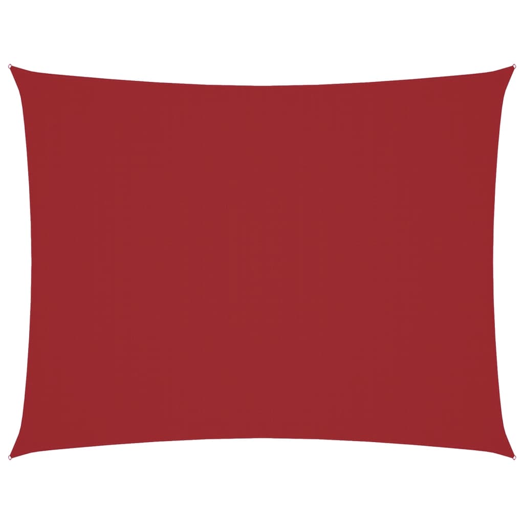 Vidaxx parasol rectangulaire 5x7 m tissu oxford rouge