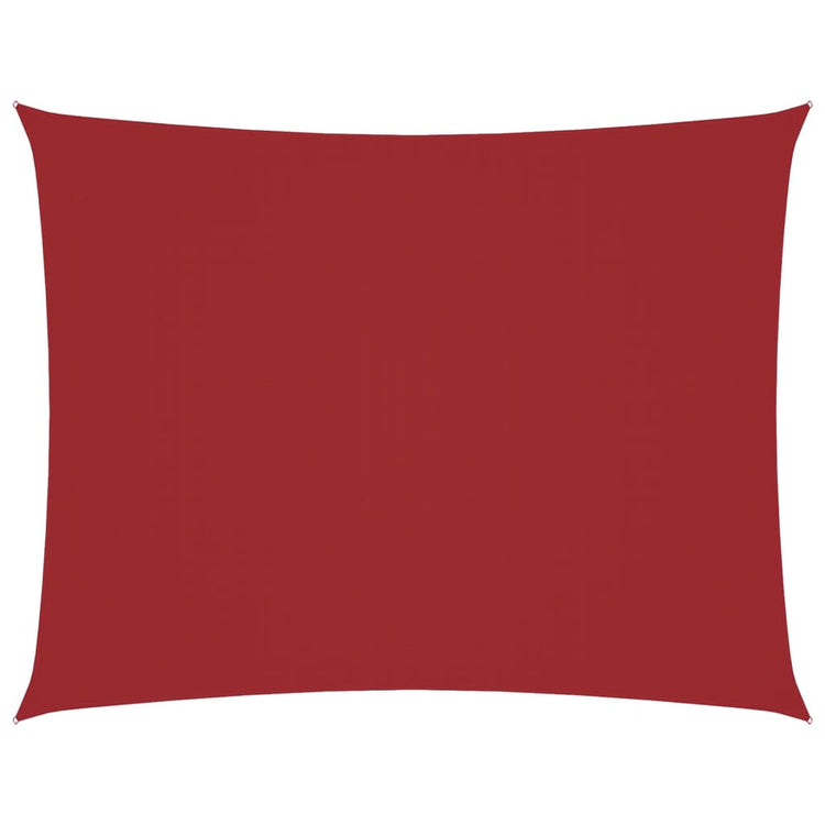 Vidaxx parasol rectangulaire 5x7 m tissu oxford rouge