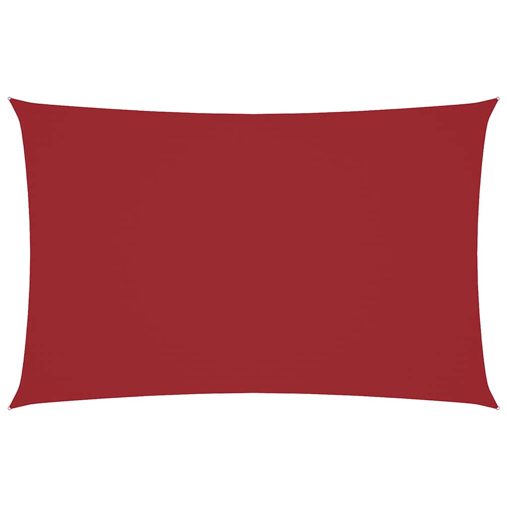 Vidaxx parasol rectangulaire 5x8 m tissu oxford rouge