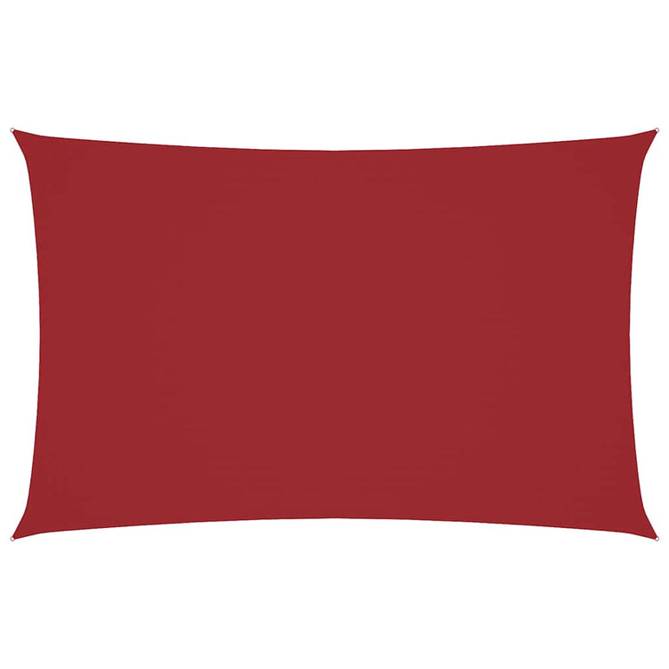 Vidaxx parasol rectangulaire 5x8 m tissu oxford rouge