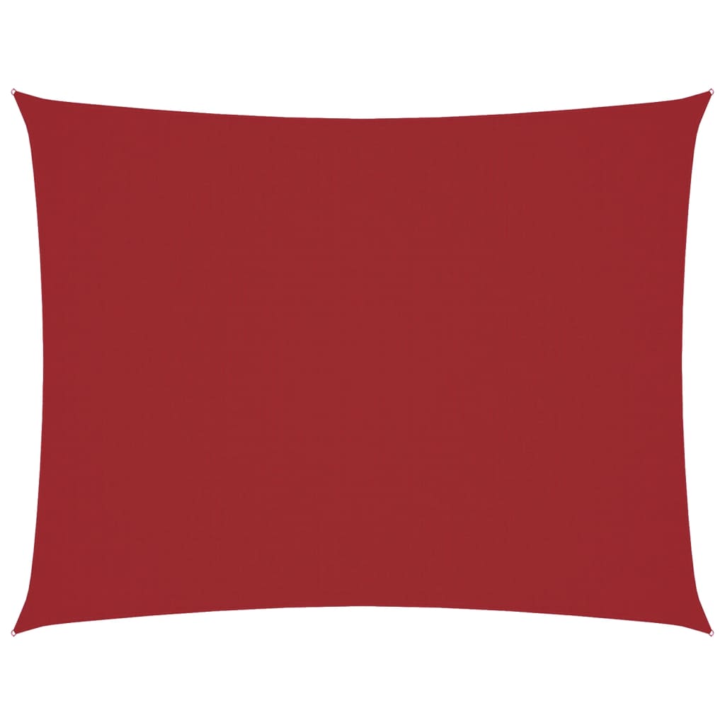 Vidaxx parasol rectangulaire 6x7 m tissu oxford rouge