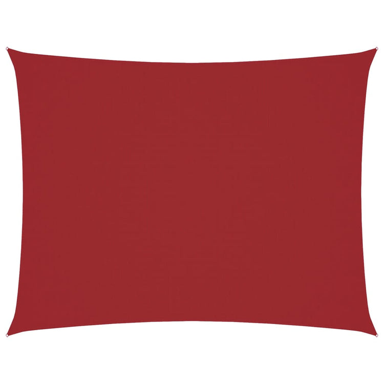 Vidaxx parasol rectangulaire 6x7 m tissu oxford rouge