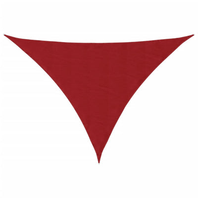 Vidaxx auvent triangulaire 5x6x6 m tissu oxford rouge