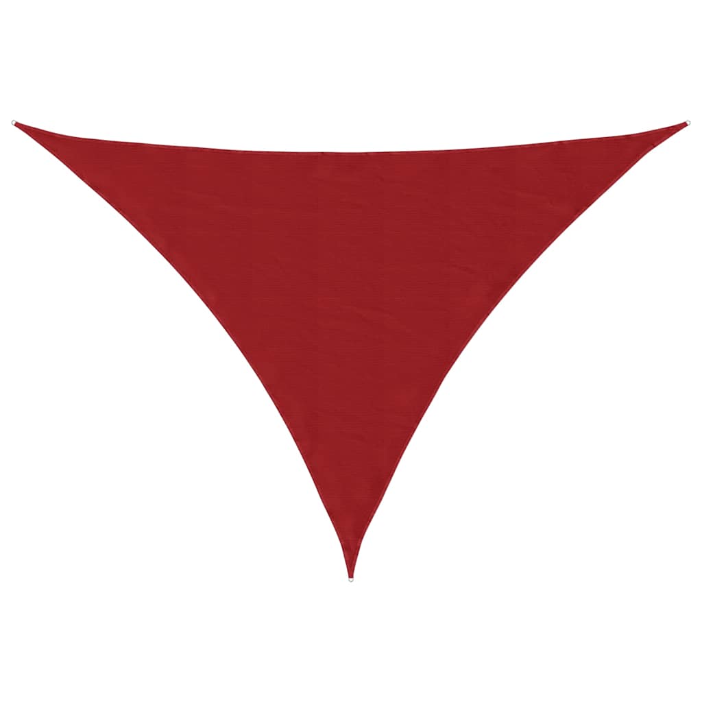 Vidaxx auvent triangulaire 4x5x6,4 m tissu oxford rouge
