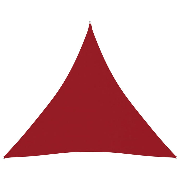 Vidaxx auvent triangulaire 6x6x6 m tissu oxford rouge