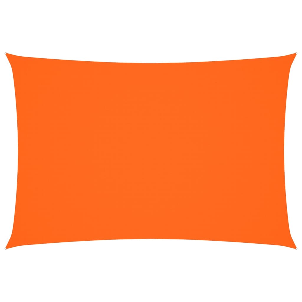 Vidaxl voile d'ombrage rectangulaire 2,5x4,5 m tissu oxford orange