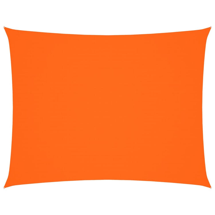 Vidaxx parasol rectangulaire 4x5 m tissu oxford orange
