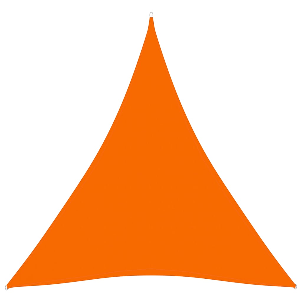 Vidaxx auvent triangulaire 3,6x3,6x3,6 m tissu oxford orange