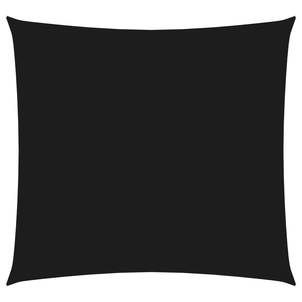 Vidaxl Sunshade Square 3x3 M Oxford Tissu noir