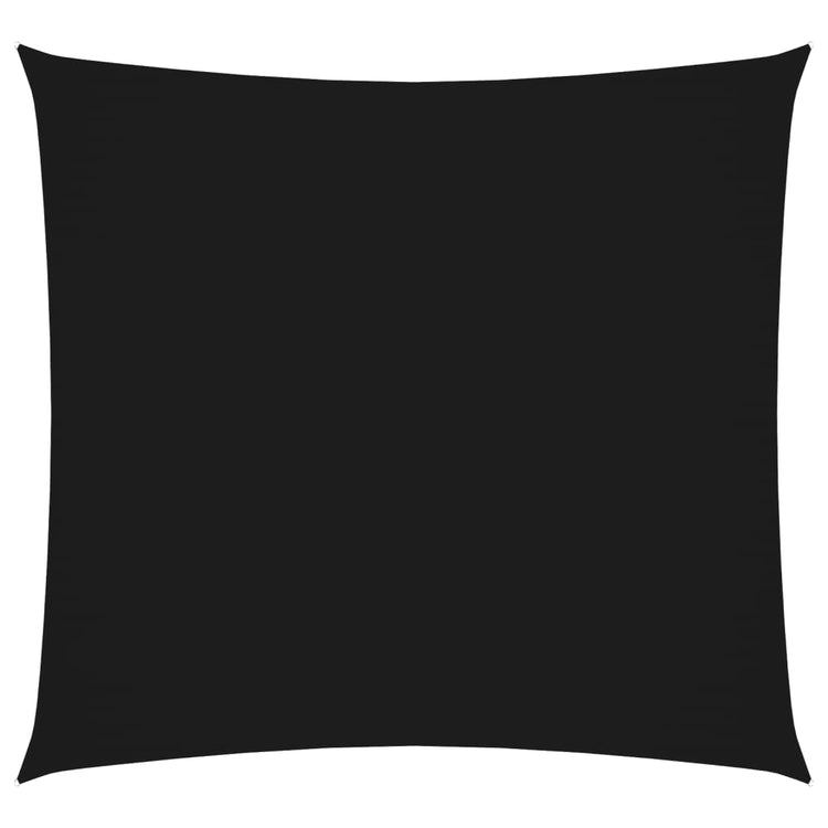 Vidaxl Sunshade Square 3,6x3,6 m Oxford tissu noir