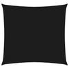 Vidaxl Sunshade Square 4x4 M Oxford Tissu noir