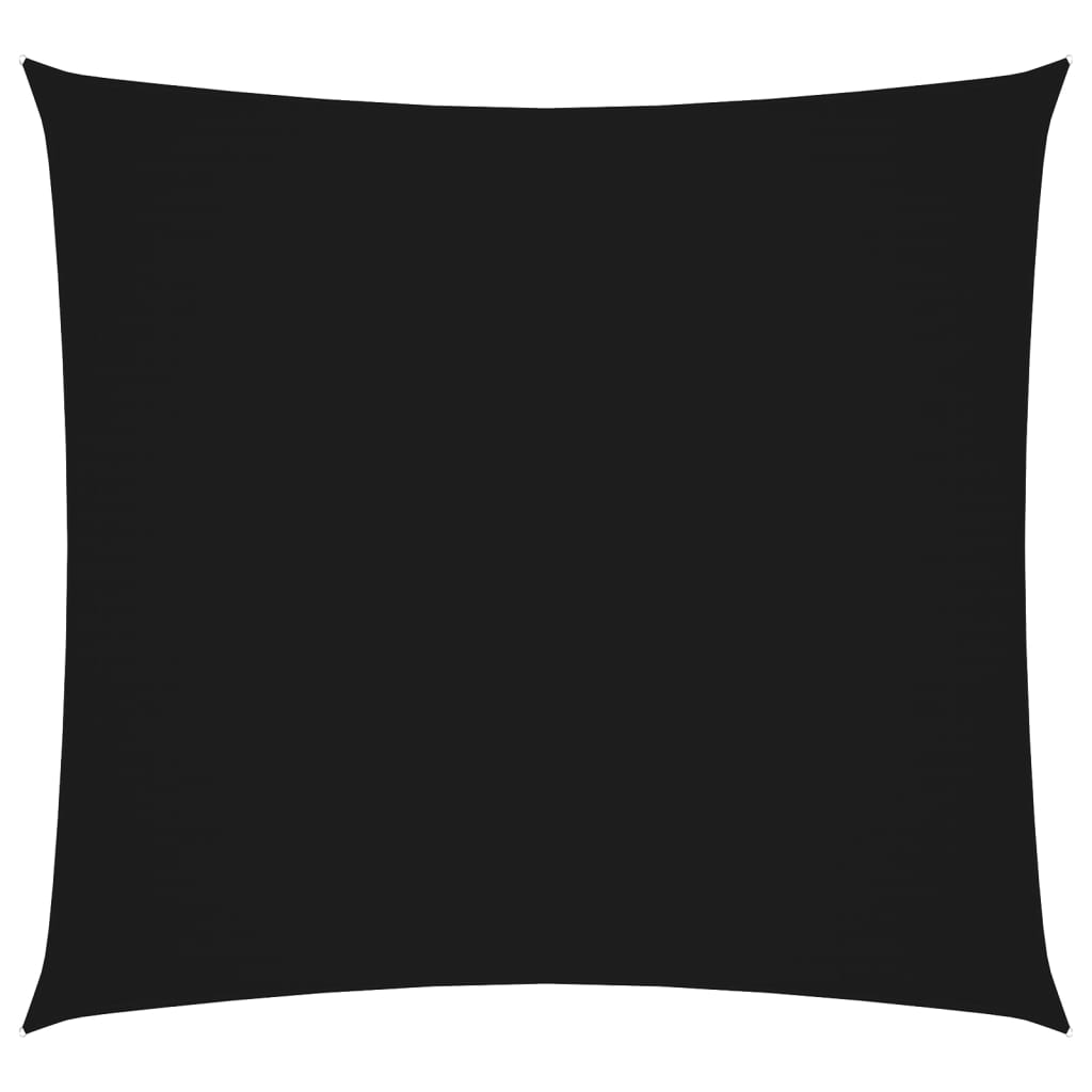 Vidaxl Sunshade Square 6x6 m Oxford Tissu noir