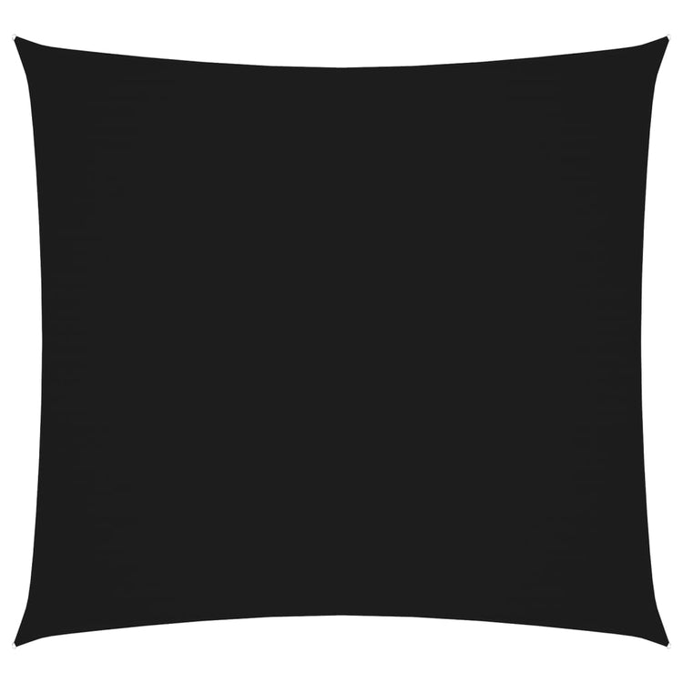 Vidaxl Sunshade Square 6x6 m Oxford Tissu noir