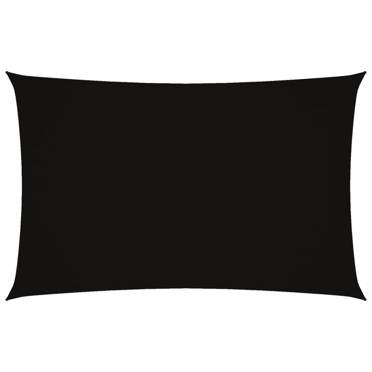 Vidaxl Sunshade rectangular 2x5 m oxford tissu noir