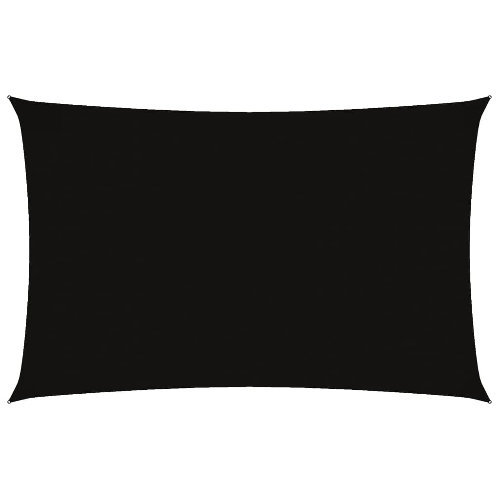 Vidaxl Sunshade rectangulaire 2,5x5 m oxford tissu noir