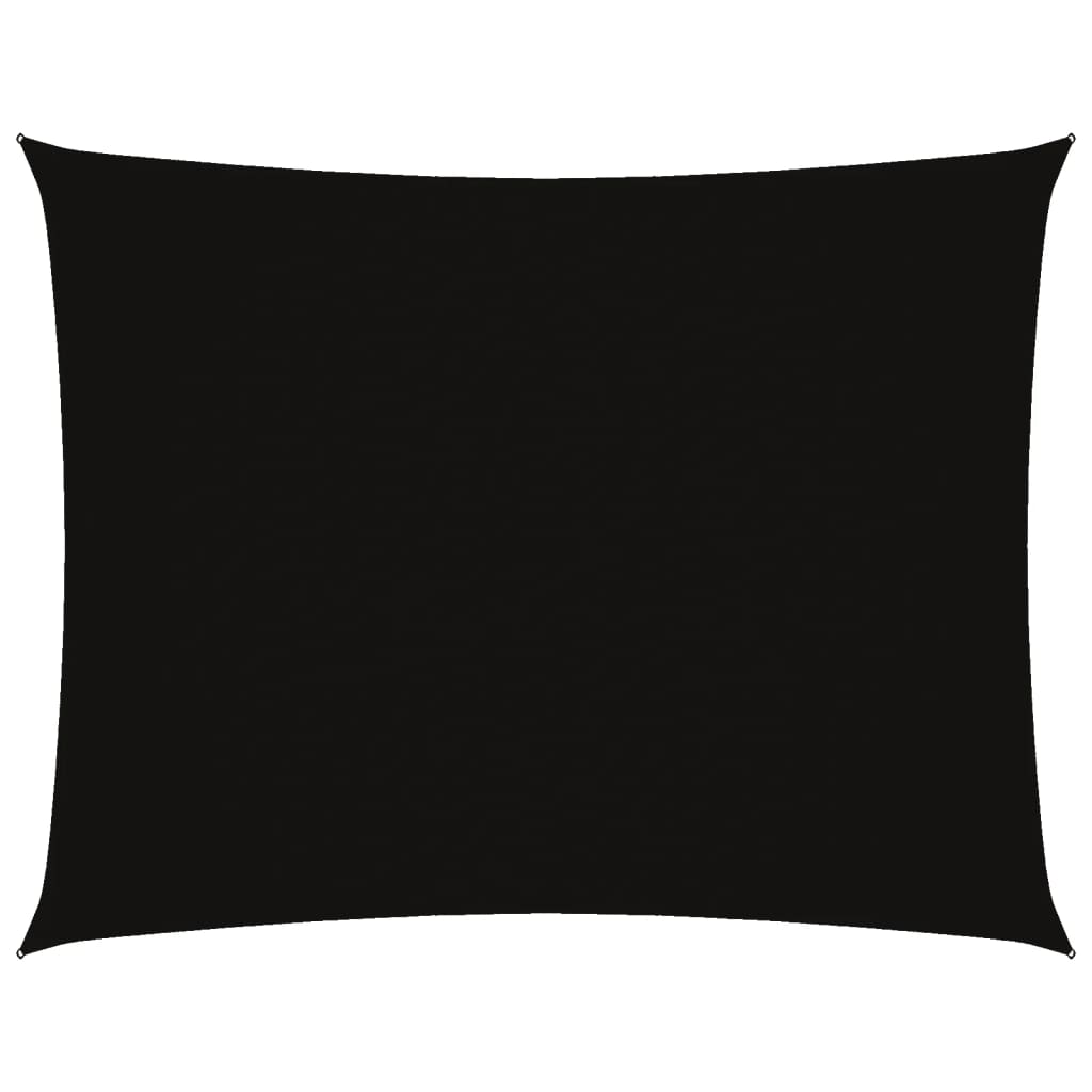 Vidaxl Sunshade rectangulaire 3x4 m Oxford tissu noir
