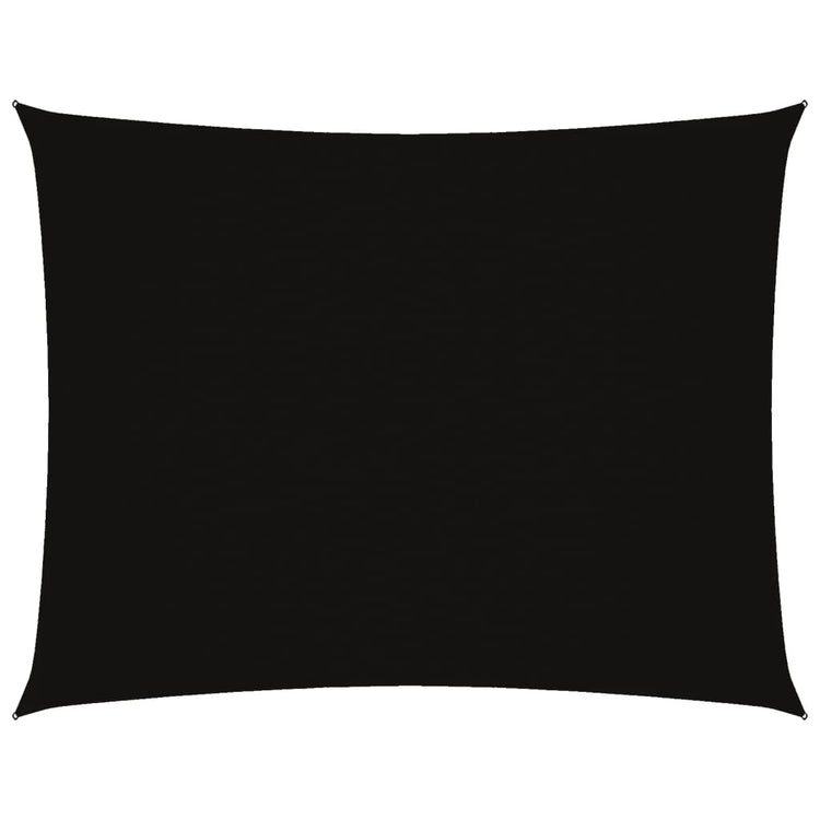 Vidaxl Sunshade rectangulaire 3x4 m Oxford tissu noir