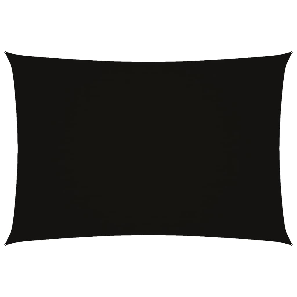 Vidaxl Sunshade rectangulaire 3x5 m Oxford tissu noir