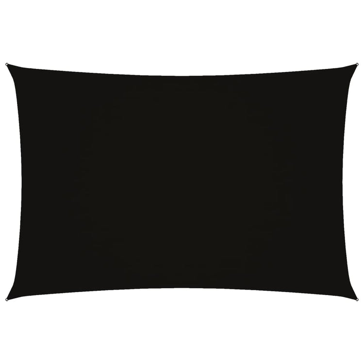 Vidaxl Sunshade rectangulaire 3x5 m Oxford tissu noir