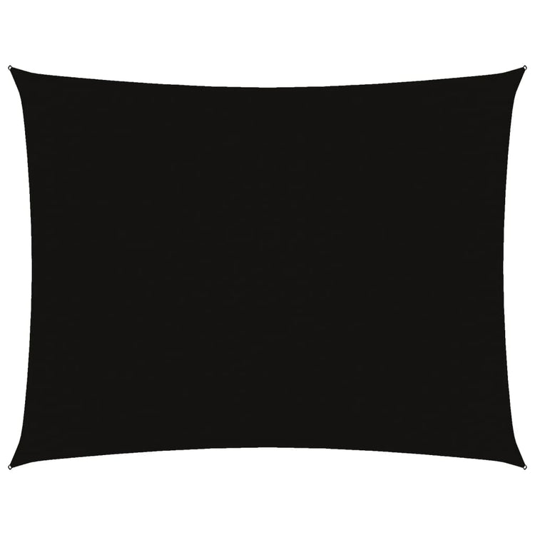 Vidaxl Sunshade rectangulaire 3x6 m Oxford tissu noir
