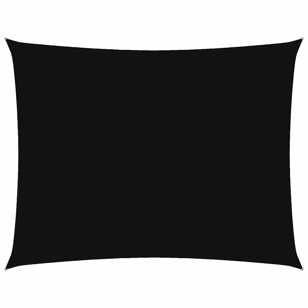 Vidaxl Sunshade rectangulaire 3,5x5 m oxford tissu noir