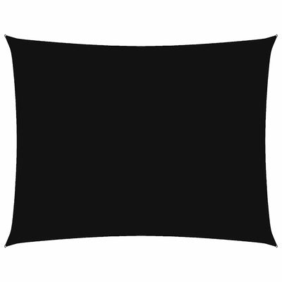 Vidaxl Sunshade rectangulaire 3,5x5 m oxford tissu noir