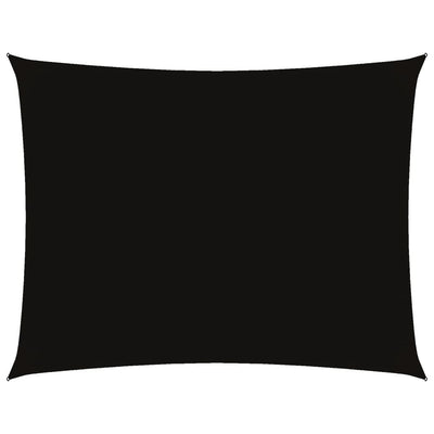Vidaxl Sunshade rectangulaire 4x5 m Oxford tissu noir