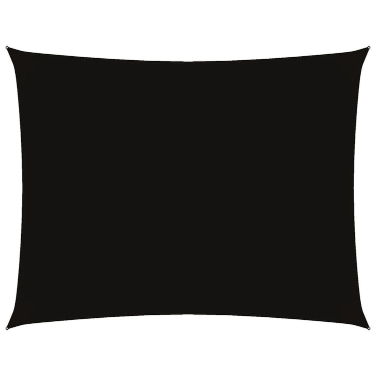 Vidaxl Sunshade rectangulaire 4x5 m Oxford tissu noir