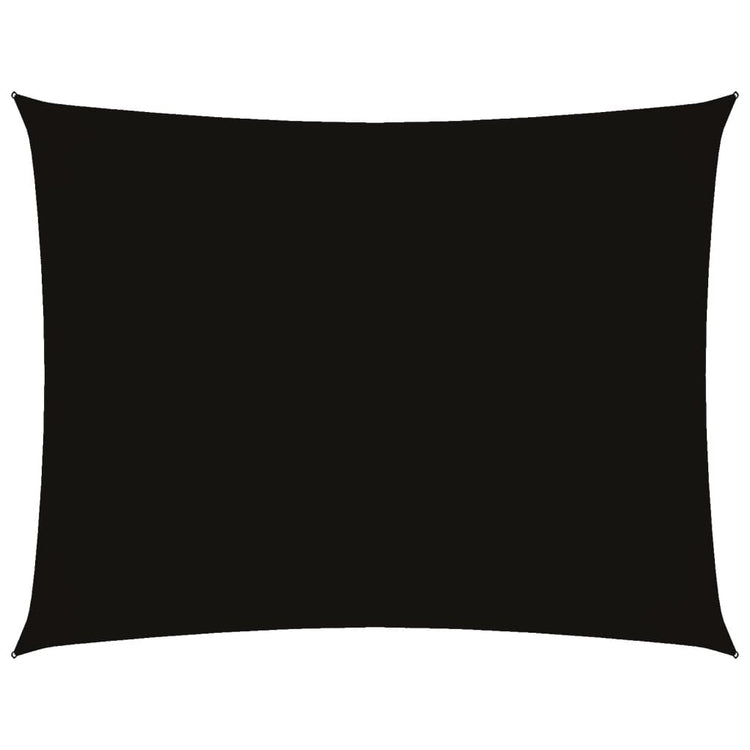 Vidaxl Sunshade rectangulaire 4x6 m Oxford tissu noir