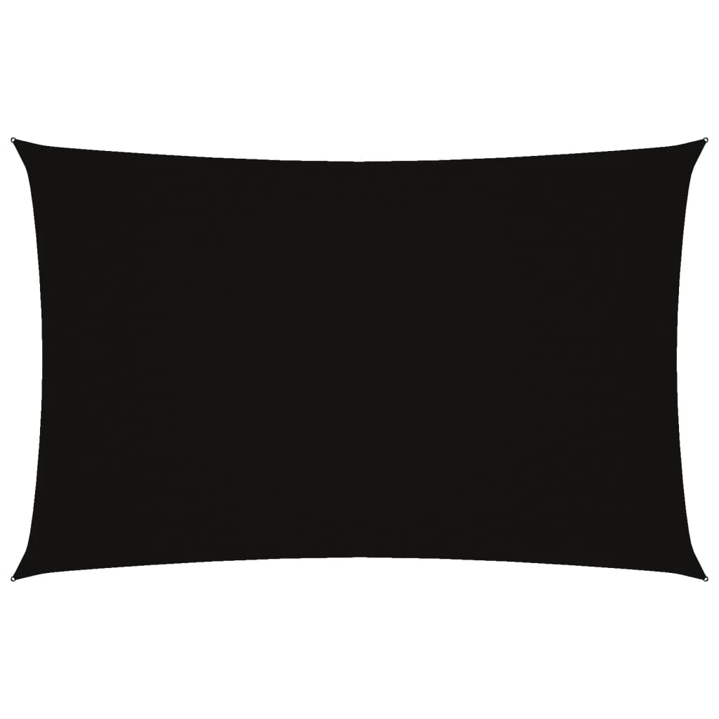 Vidaxl Sunshade rectangulaire 4x7 m Oxford tissu noir