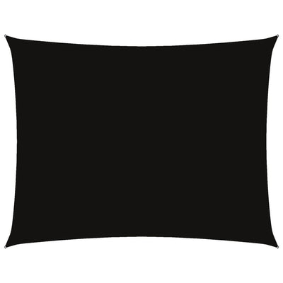 Vidaxl Sunshade rectangulaire 5x6 m Oxford tissu noir