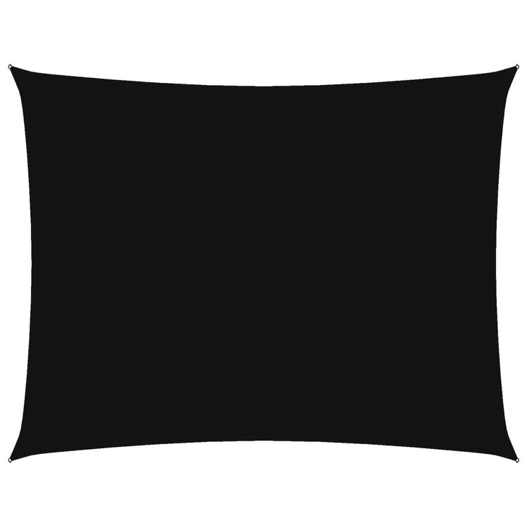 Vidaxl Sunshade rectangulaire 5x6 m Oxford tissu noir
