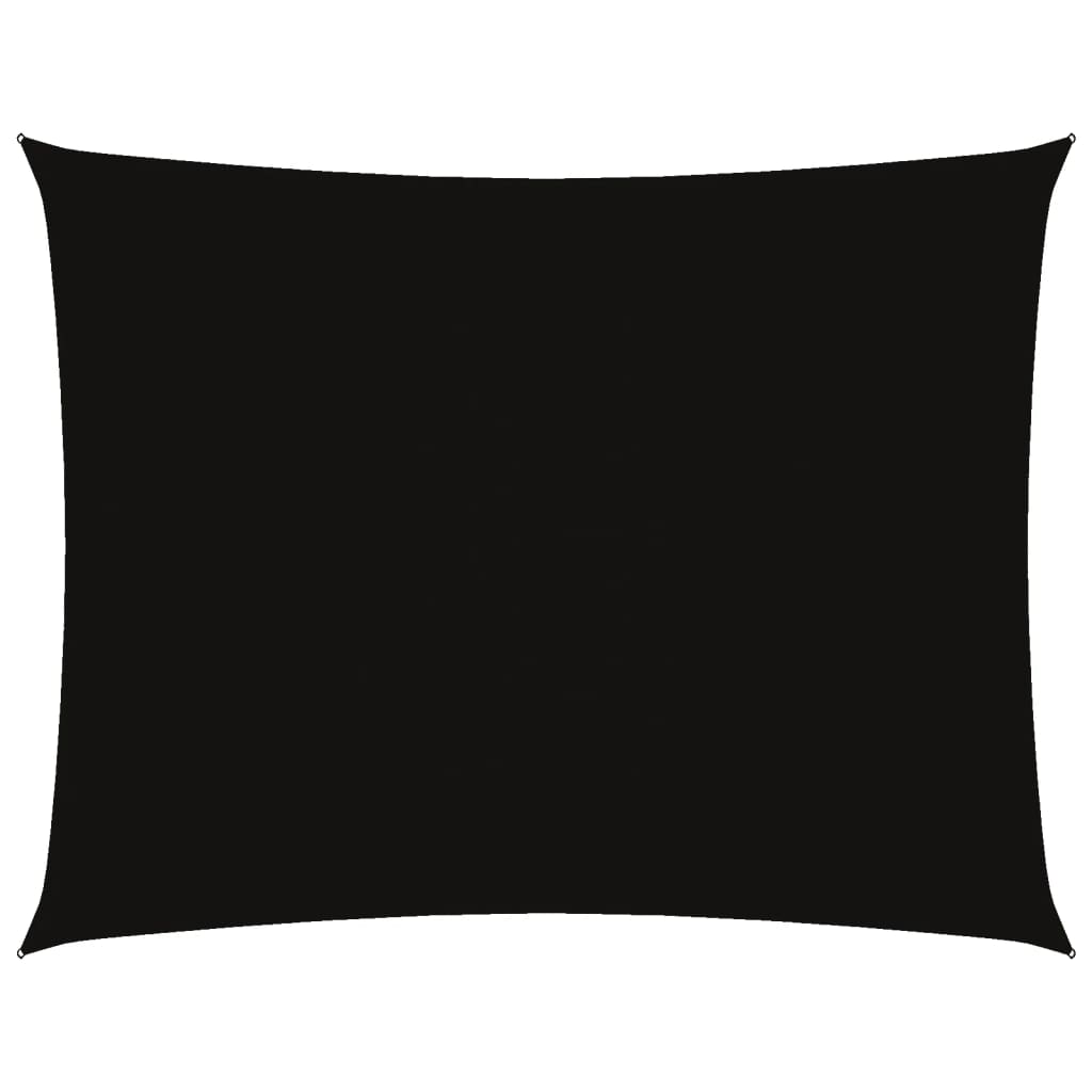 Vidaxx parasol rectangulaire 5x7 m tissu oxford noir