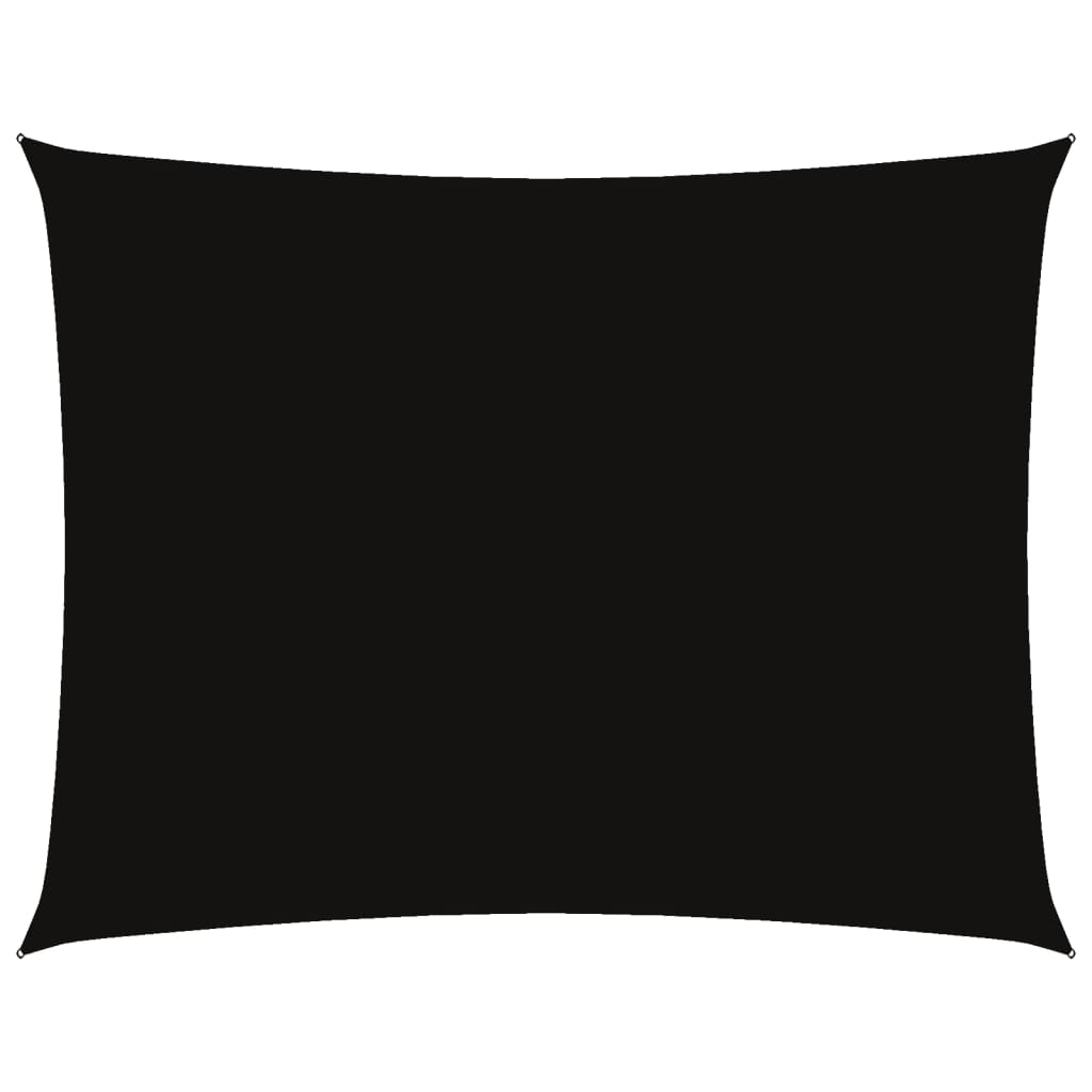 Vidaxl Sunshade rectangulaire 6x7 m Oxford tissu noir