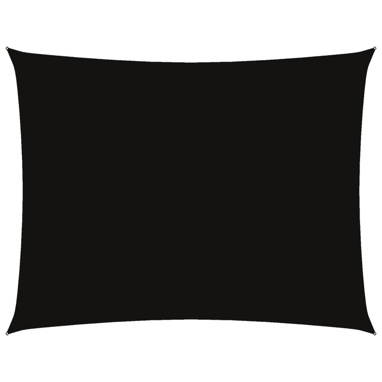 Vidaxl Sunshade rectangulaire 6x7 m Oxford tissu noir