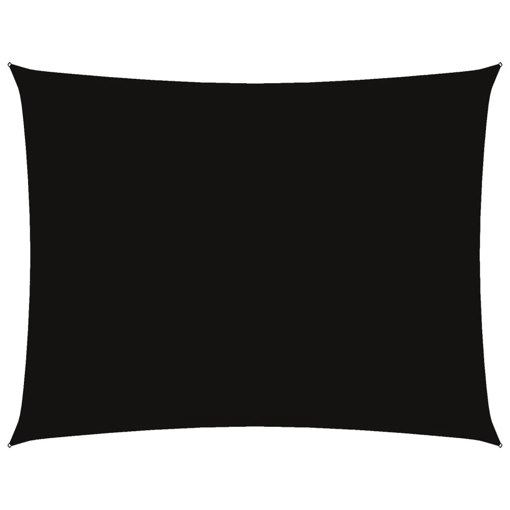 Vidaxx toile d'ombrage rectangulaire 6x8 m tissu oxford noir