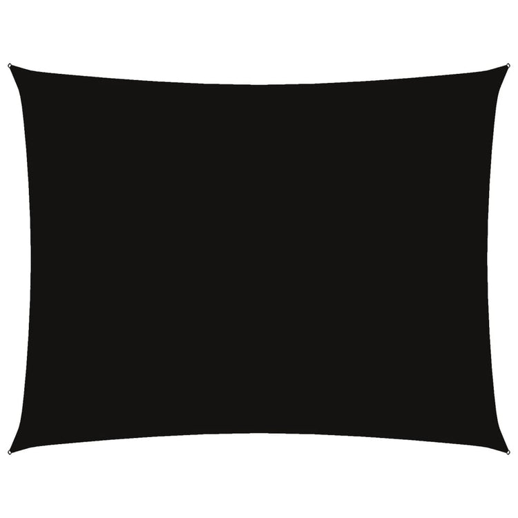 Vidaxx toile d'ombrage rectangulaire 6x8 m tissu oxford noir