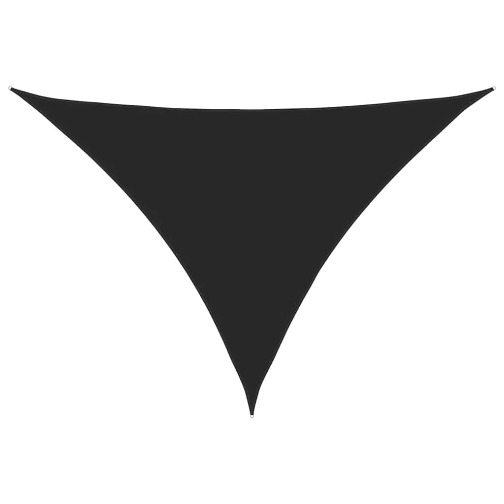 Vidaxl Sunshade triangulaire 5x6x6 m Oxford tissu noir