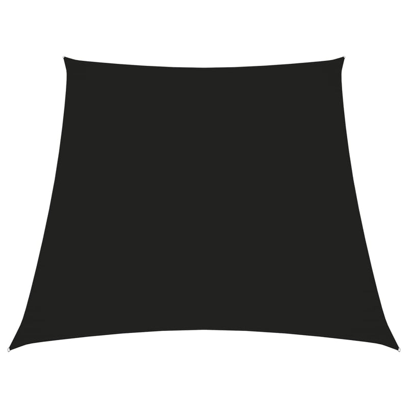 Vidaxl Sunshade Trapezium 3 4x3 M Oxford tissu noir