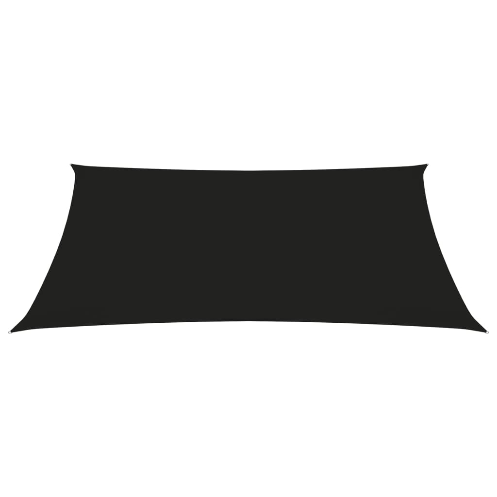 Vidaxl Sunshade Trapezium 3 4x3 M Oxford tissu noir