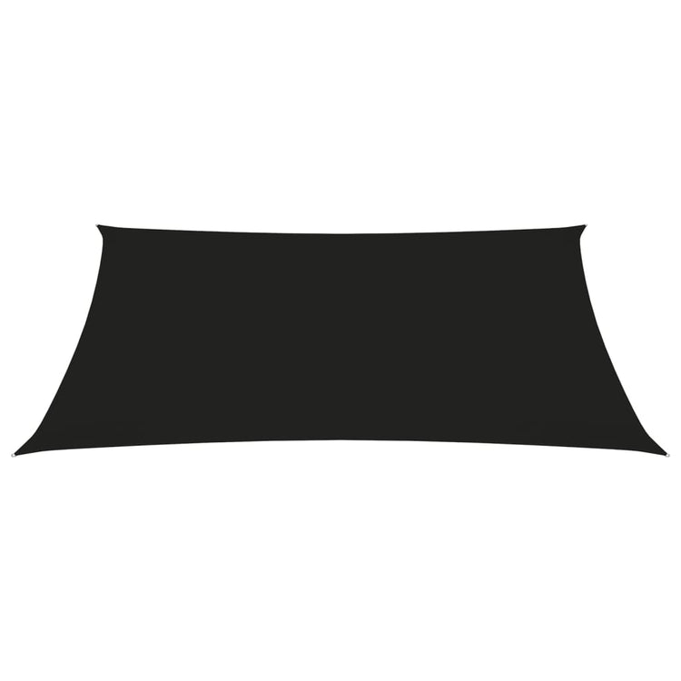 Vidaxl Sunshade Trapezium 3 4x3 M Oxford tissu noir