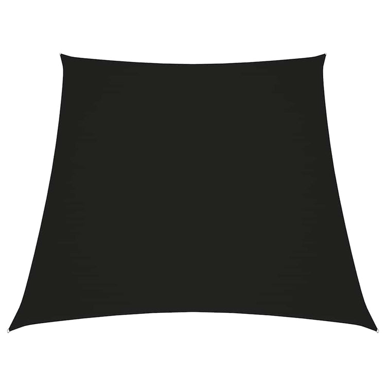 Vidaxl Zonnezeil Trapezium 3 5x4 M Oxford tissu noir