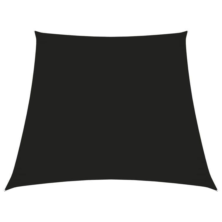 Vidaxl Sunshade Trapezium 4 5x4 M Oxford Tissu noir